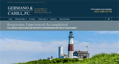Desktop Screenshot of germanocahill.com
